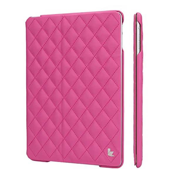 Jisoncase Quilted Smart Cover Case - Rose