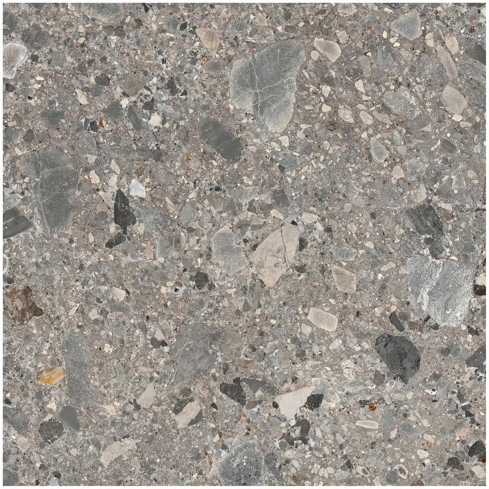 Luxe Terrazzo Earth 4 in. x 0.35 in. Matte Terrazzo Look Porcelain Floor and Wall Tile Sample price history on PriceWatchPro
