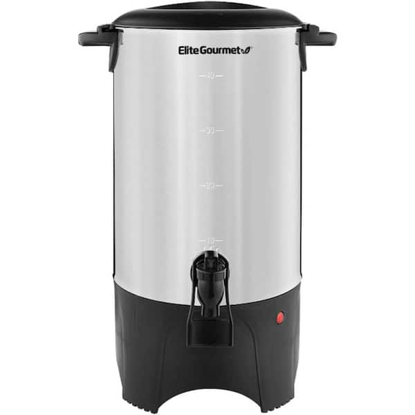 CCM141 40- Cup Stainless Steel Coffee Maker Urn and Hot Water Dispenser