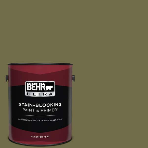 BEHR ULTRA 1 gal. #390F-7 Wilderness Flat Exterior Paint & Primer