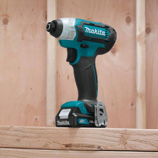 Makita - 12-Volt MAX CXT Lithium-Ion Cordless 3/8 in. Drill and Impact Driver Combo Kit with (2) 1.5Ah Batteries Charger and Bag