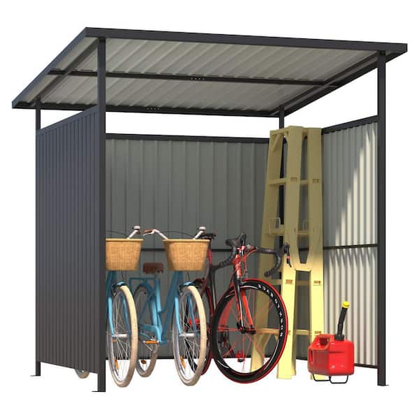 6 ft. x 6 ft. Hardtop Grill Gazebo, Small Outdoor Lean to BBQ Gazebo