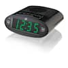 GPX 1.2 in. Black LED Dual Alarm Clock Radio with AM/FM C303B - The ...