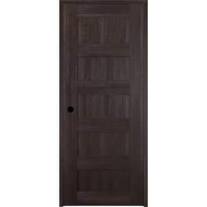 18 in. x 80 in. Vona Right-Handed Solid Core Veralinga Oak Textured Wood Single Prehung Interior Door