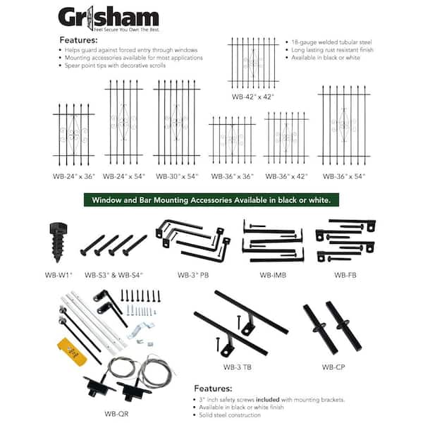 Window Bar Quick Release Kit