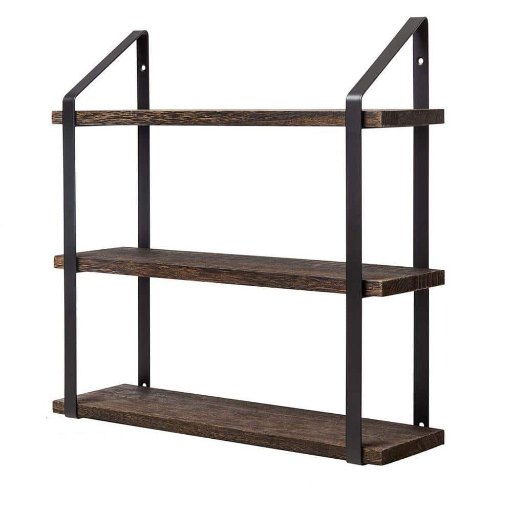 Teamson Kids 17 in. W x 5 in. D Decorative Wall Shelf, Brown