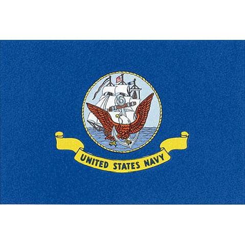 US Navy Flag 3' x 5' Nylon with Brass Grommets