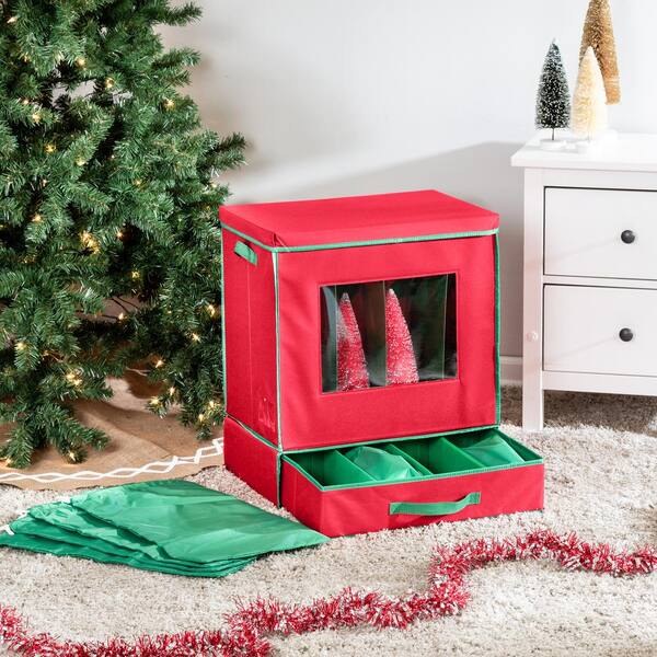 Hearth & Harbor Christmas Ornament Storage Box - 12 x 12 x 24
