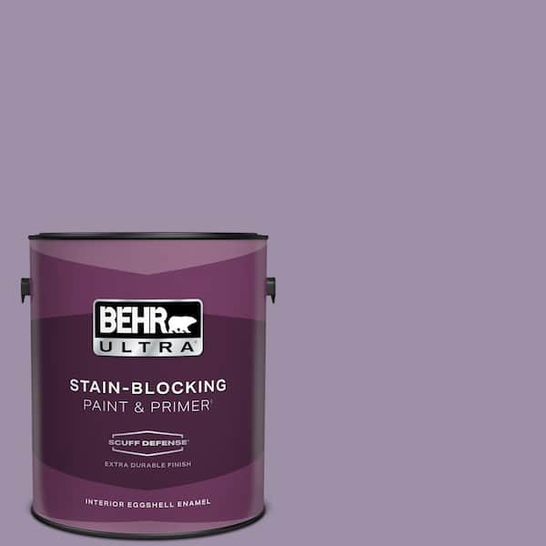 BEHR ULTRA 1 gal. #S100-4 Ancestry Violet Extra Durable Eggshell Enamel Interior Paint & Primer