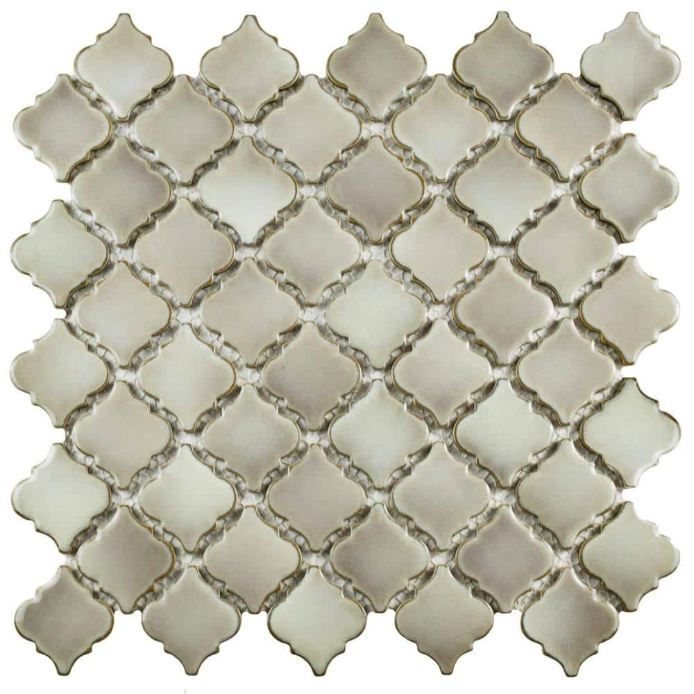 Hudson Tangier Dove Grey 6 in. x 6 in. Porcelain Mosaic Take Home Tile Sample price history on PriceWatchPro