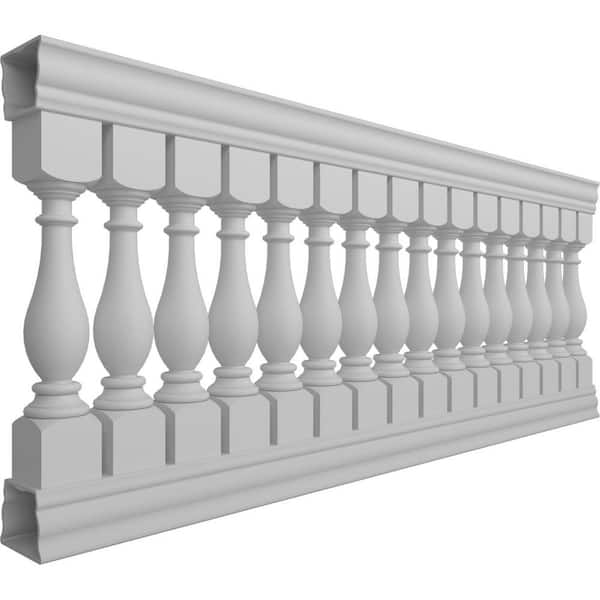 Ekena Millwork Fiberthane Legacy Balustrade 96 in. L x 40 in. H Fiberglass Railing Kit