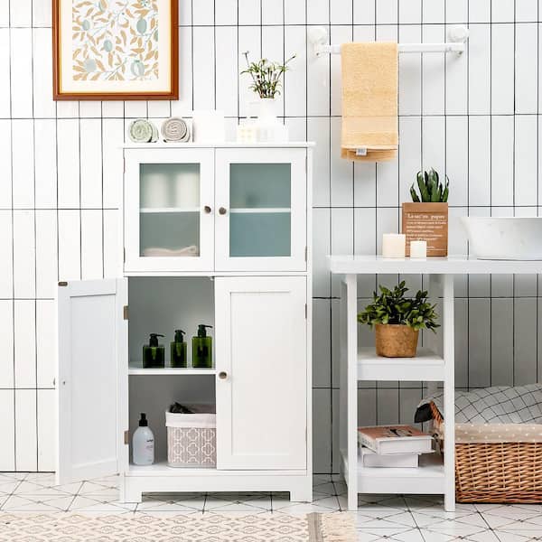 23 in. W White 2-Door Bathroom 2-Door Access DoorUnit