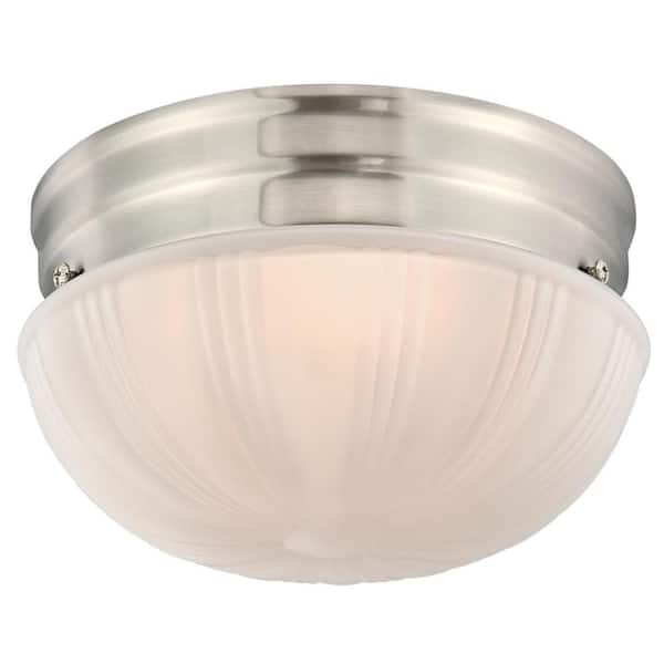 Westinghouse 10-Watt Brushed Nickel Integrated LED Flush Mount