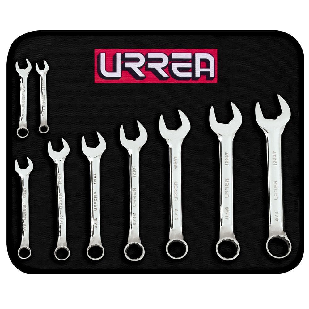 12-Point Short Combination Chrome Wrench Set (9-Piece) price history on PriceWatchPro