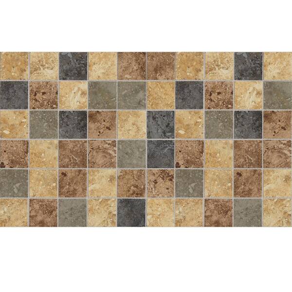 Daltile Heathland Sunset 12 in. x 24 in. x 8 mm Glazed Ceramic Mosaic Floor and Wall Tile (2 sq. ft. / piece)
