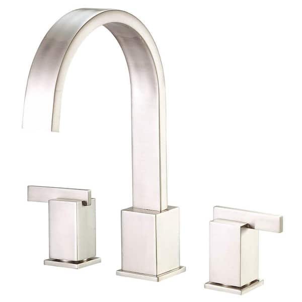 Danze Sirius 2-Handle Top-Mount Roman Tub Faucet in Brushed Nickel (Valve Not Included)