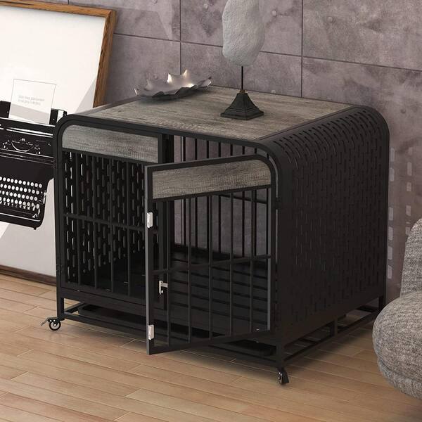 COZIWOW Dog Crate Cage With Removable Wheels CW12H0311 - The Home Depot