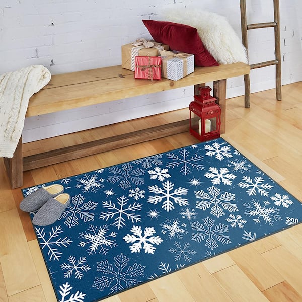 Snowflake Doormat / Winter Doormat / Christmas Doormat