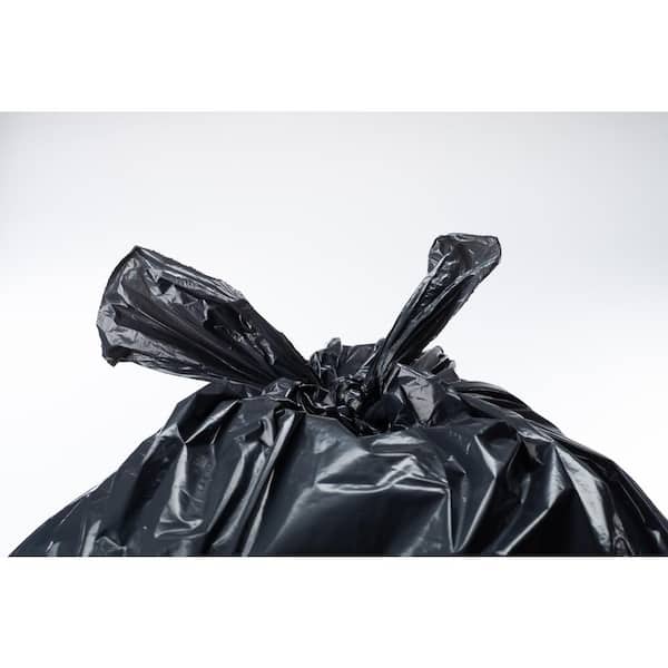 Aluf Plastics 55 Gal. 2.0 mil Heavy-Duty Black Trash Bags (100