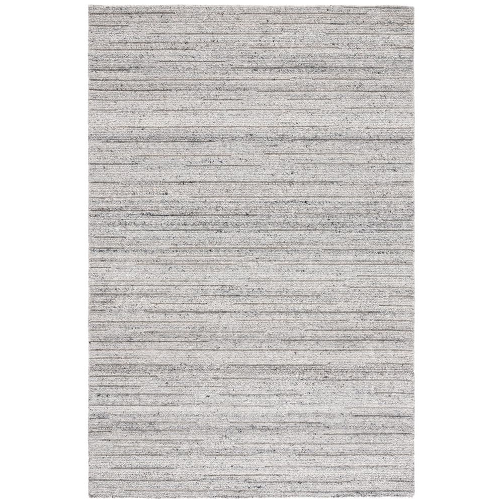 Natura 5 ft. x 8 ft. Gray Striped Distressed Area Rug price history on PriceWatchPro