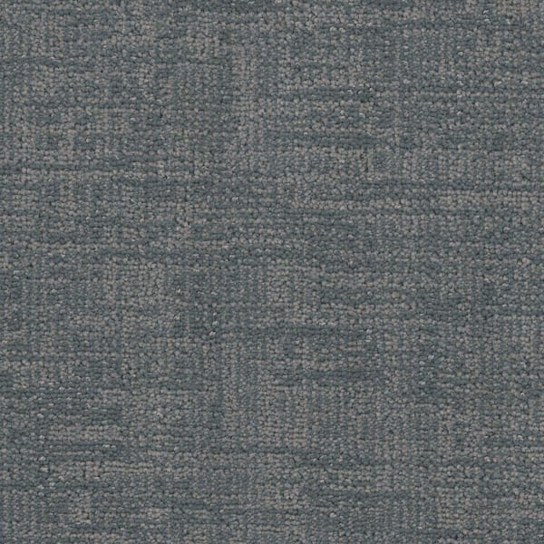Home Decorators Collection Wheatfield - Solitude - Blue 34 oz. SD Polyester Pattern Installed Carpet