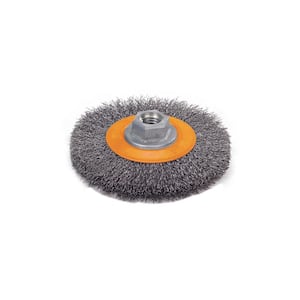 6 in. Crimped Wire Wheel Brushes 5/8 in. - 11 in. Arbor
