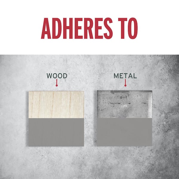 1 gal. Flat Gray Water-Based Interior/Exterior Aluminum Primer (2-Pack)