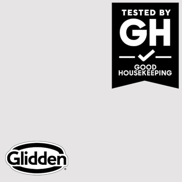 Glidden Premium 5 gal. PPG1014-2 Gray Whisper Flat Interior Paint