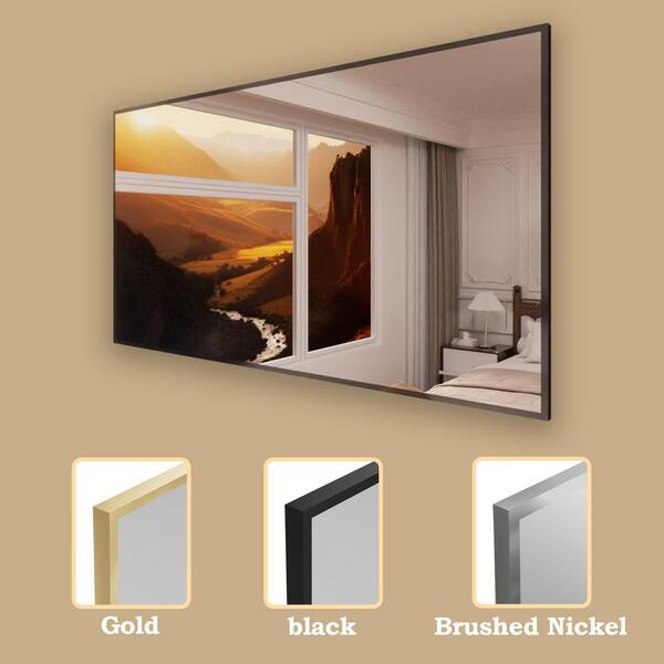 Rizitoc 60 in. W x 36 in. H Rectangle Aluminum Framed Wall