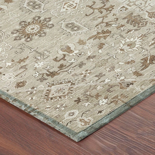 Chantille Machine Washable Indoor/Outdoor Abstract ACN2714 Beige 10 ft. x 14 ft. Area Rug