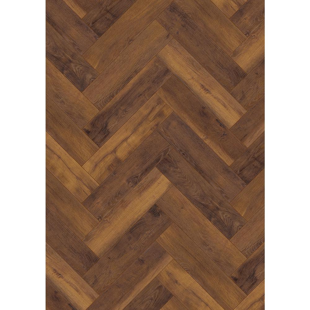 Take Home Sample - Laguna Oak Herringbone Waterproof Laminate Floor Tile Flooring price history on PriceWatchPro