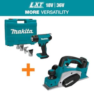 18V LXT Lithium-Ion Cordless Heat Gun (Tool Only) with 18V LXT Lithium-Ion 3-1/4 in. Cordless Planer (Tool-Only)