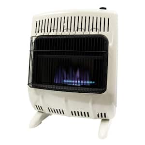 20000 BTU Vent-Free Blue Flame Natural Gas Heater with Thermostat and Blower