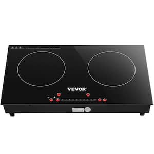 23.6 in. x 14.2 in. Built-in Induction Radiant Cooktop 2-Elements Radiant Cooktop w/ Child Safety Lock Electric Cooktop