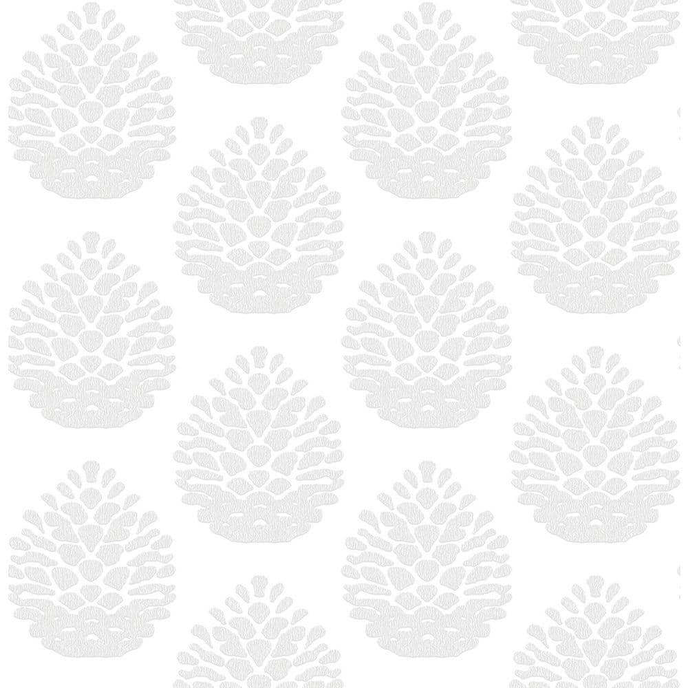 Totem Light Grey Pinecone Light Grey Wallpaper Sample price history on PriceWatchPro