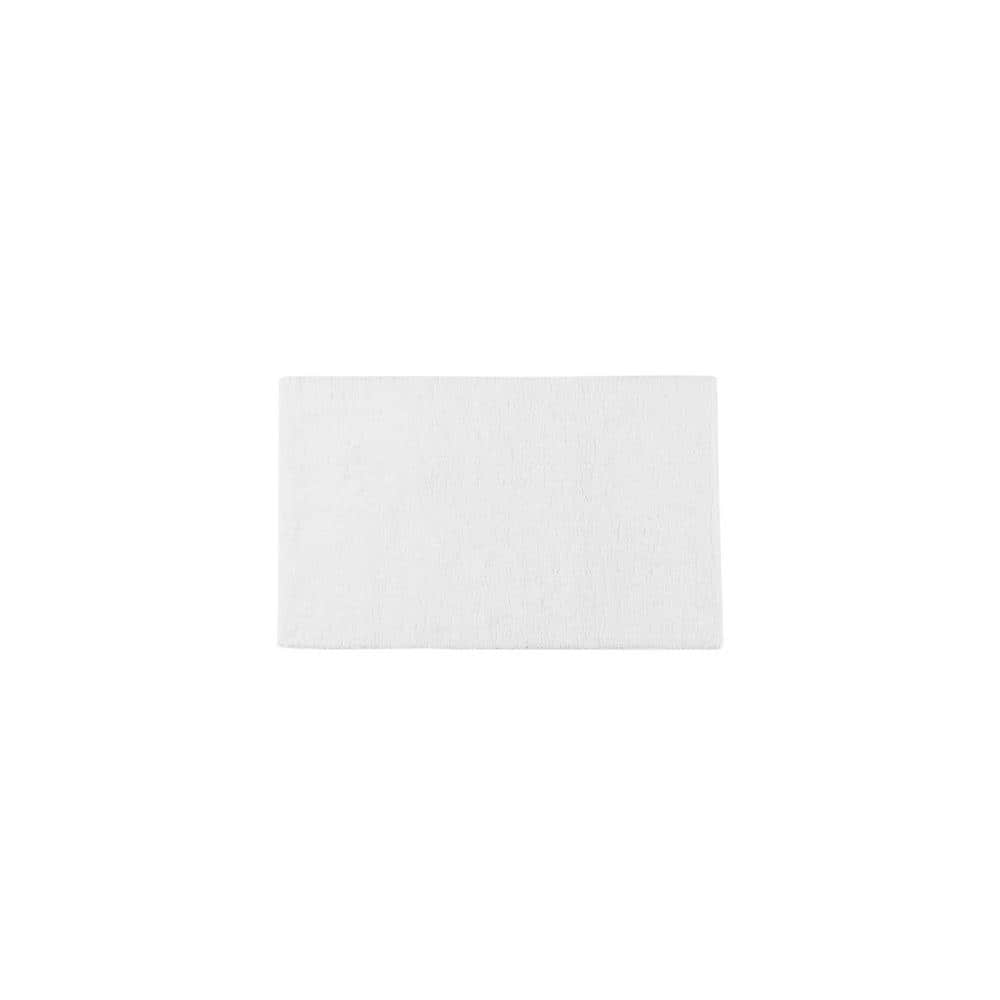 Plume Feather Touch Luxe Reversible Bath Rug 24"x40" - White