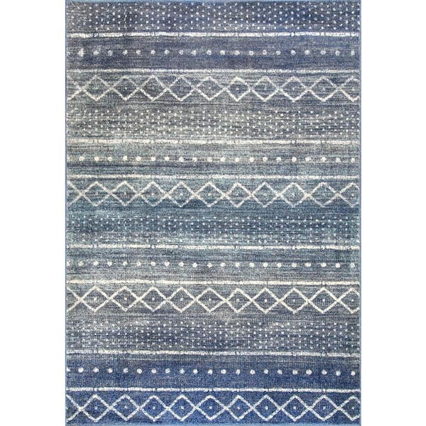 nuLOOM Sienna Striped Tribal Multi 5 ft. x 7 ft. 5 in. Area Rug