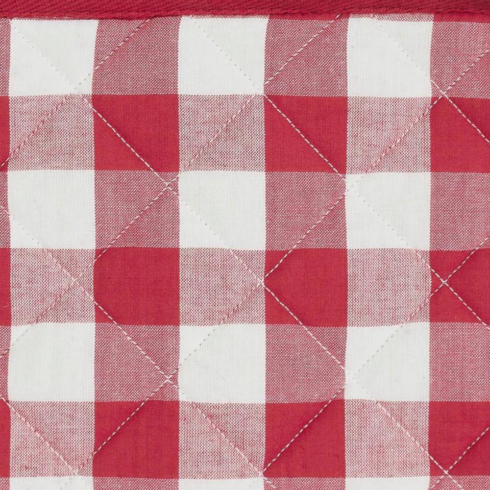 Annie Buffalo Check Red and White Cotton Pot Holder Set