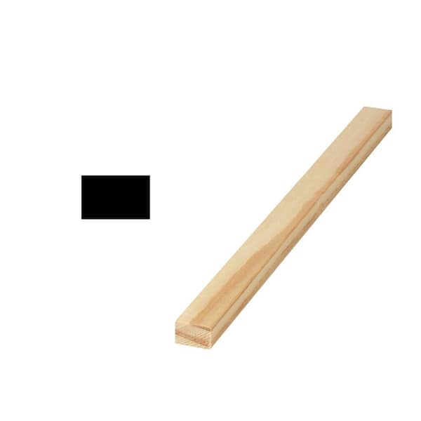 WM 254 - 1/2 in. x 3/4 in. Solid Pine S4S Molding