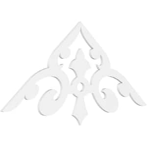 1 in. x 72 in. x 30 in. (10/12) Pitch Whitman Gable Pediment Architectural Grade PVC Moulding