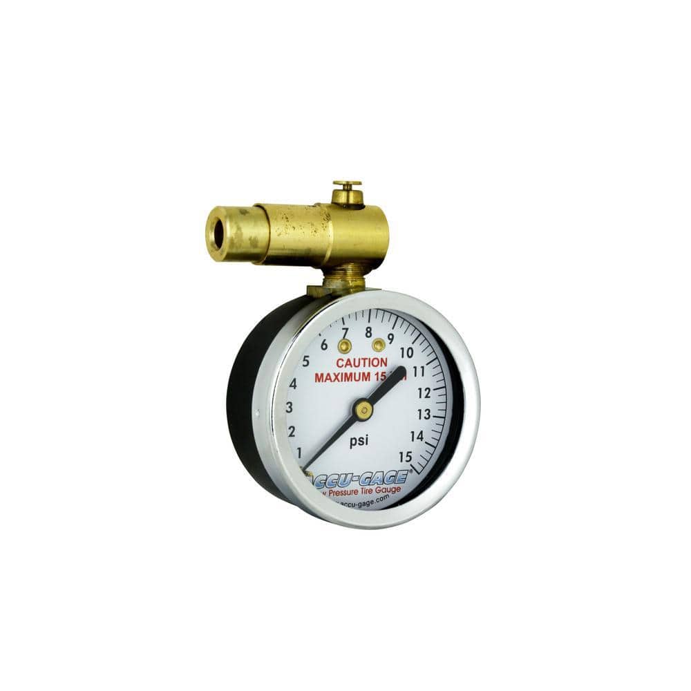 UPC 052134020089 product image for Bike Tire Pressure Gauge Presta Valve with Bleeder Valve 15 PSI | upcitemdb.com