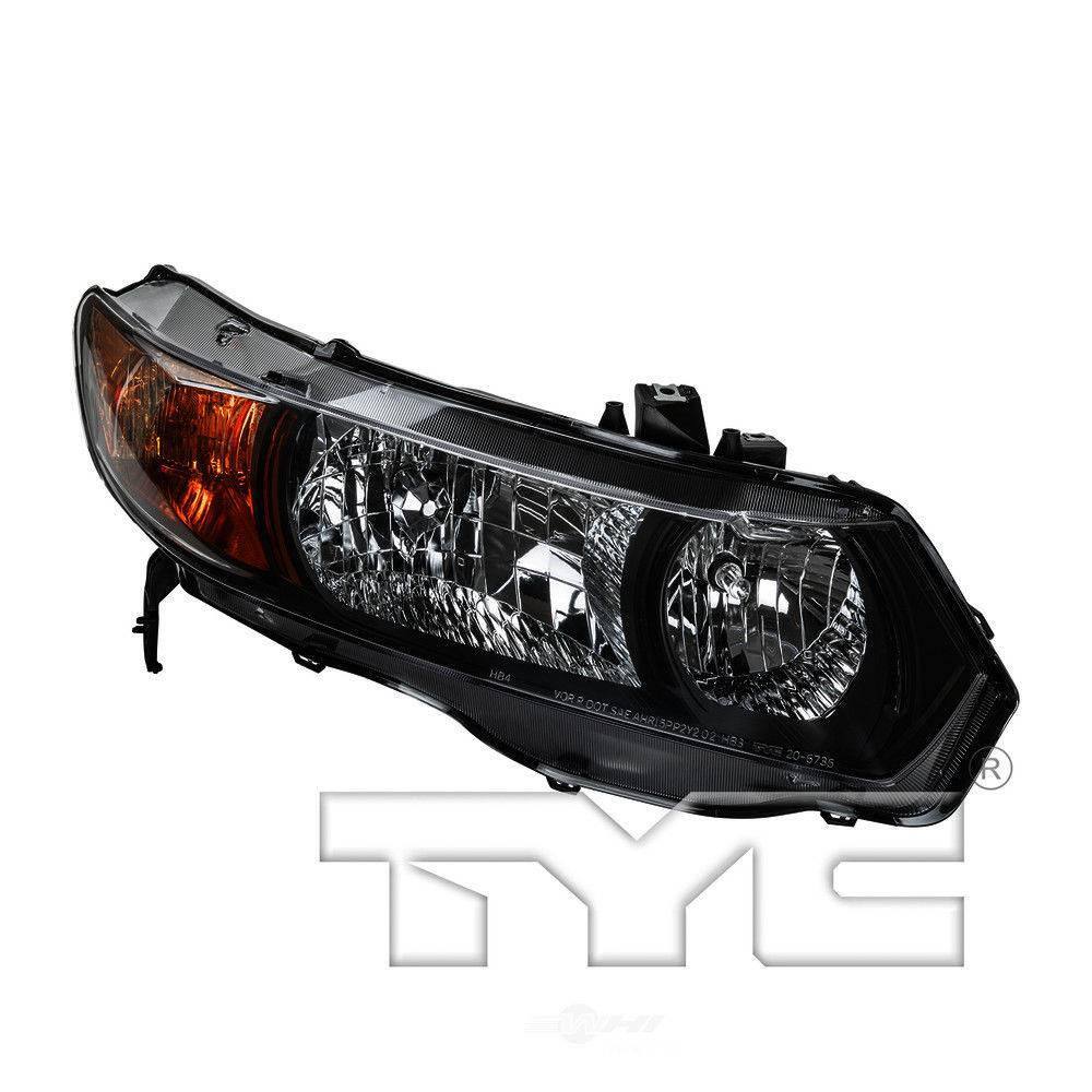 TYC Headlight Assembly 20062009 Honda Civic 1.8L206735001 The