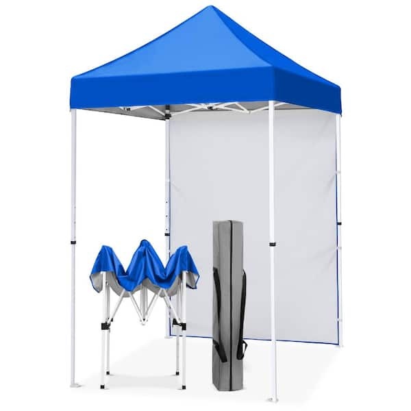 Canopy 5 EAGLE PEAK 5 ft. x 5 ft. Pop Up Canopy with 1 Removable Sunwall E25SW1 ...