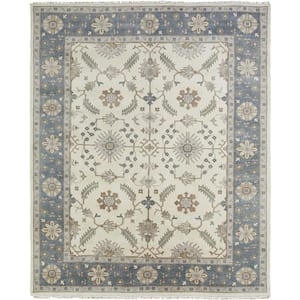 Ivory/Grey 10 ft. x 14 ft. Area Rug