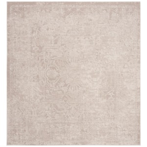 Reflection Cream/Ivory 7 ft. x 7 ft. Square Oriental Area Rug
