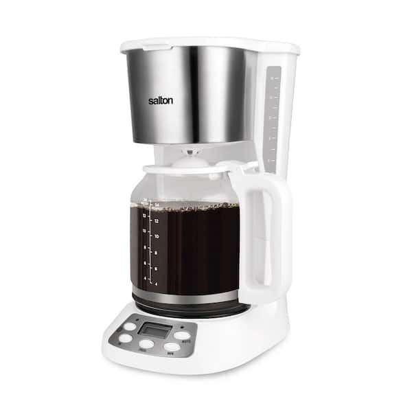 Salton 14-Cup Jumbo Java Coffee Maker ,White