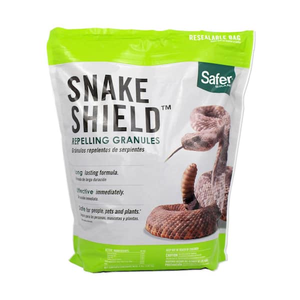 Safer Brand 4 lb. Snake Shield Repellent Granules for Long-lasting Snake Protection