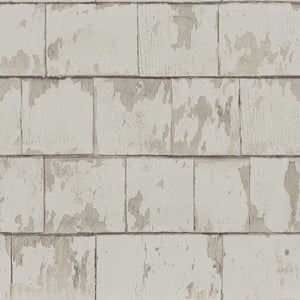 Clint Grey Weathered Wood Grey Paper Strippable Roll (Covers 56.4 sq. ft.)