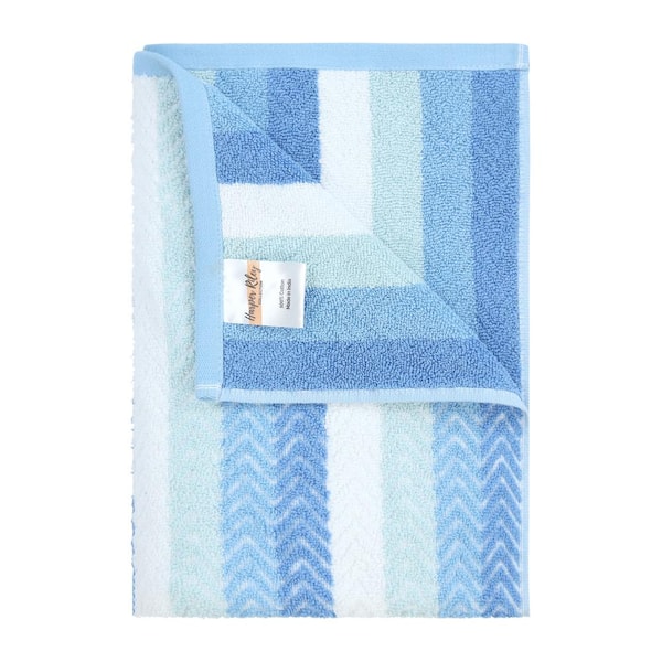 Happitat 6-Piece Fluffy Bath Towel Set in Navy