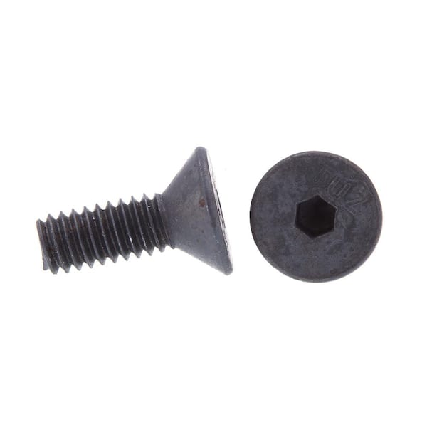 8-36 x 1/2" Flat Head Socket Cap Screws Grade 8 Steel Black Oxide Qty 100 